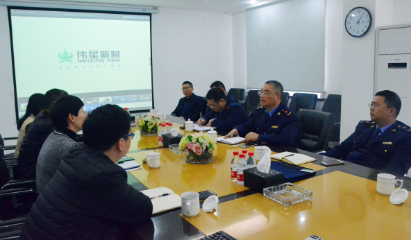 台州市市场监督管理局副局长徐高 莅临人生就是搏官网新材指导